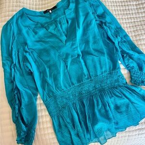 BCBGMaxAzria Vibrant Teal Blouse